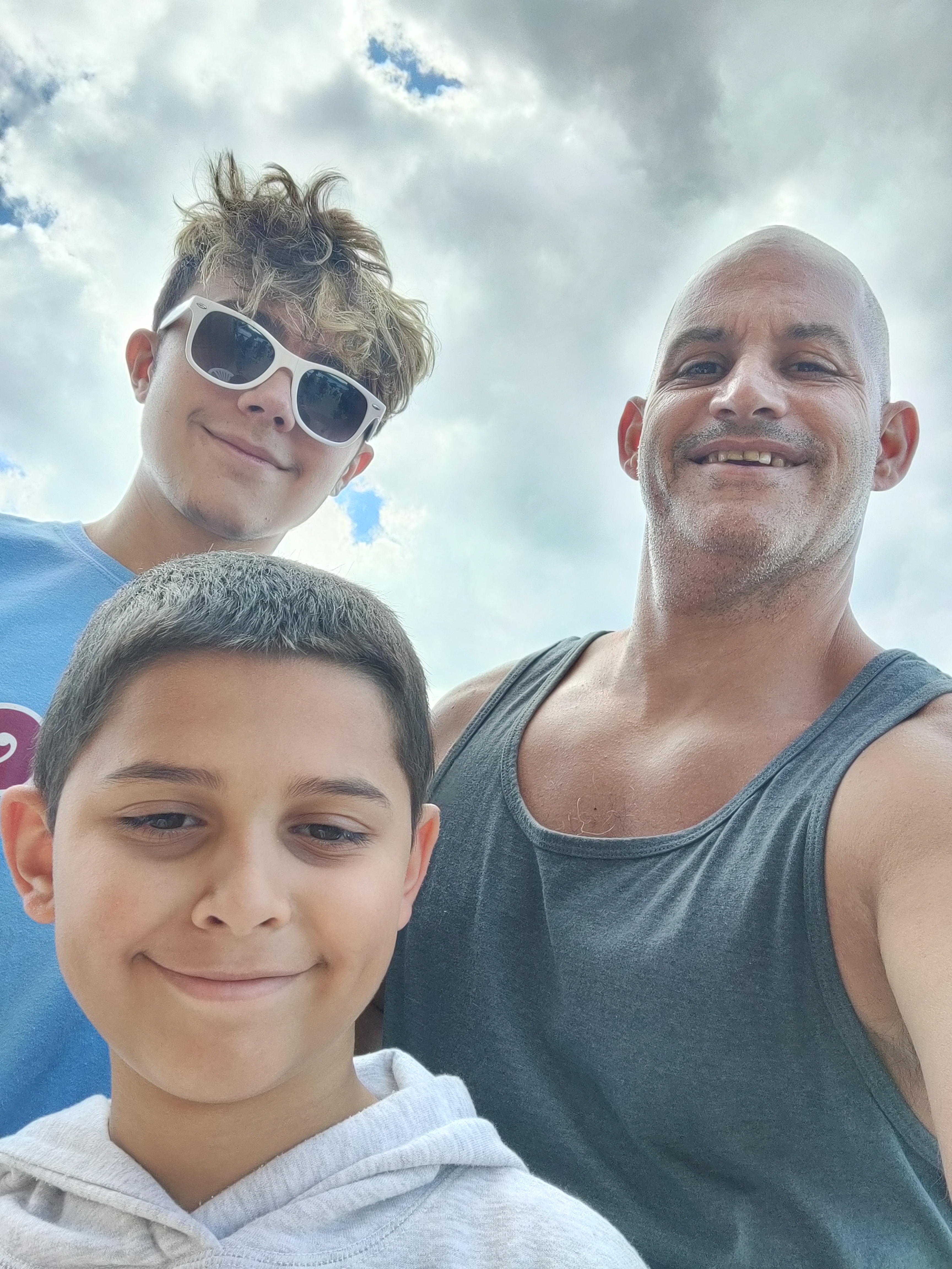 Alan T. with his family