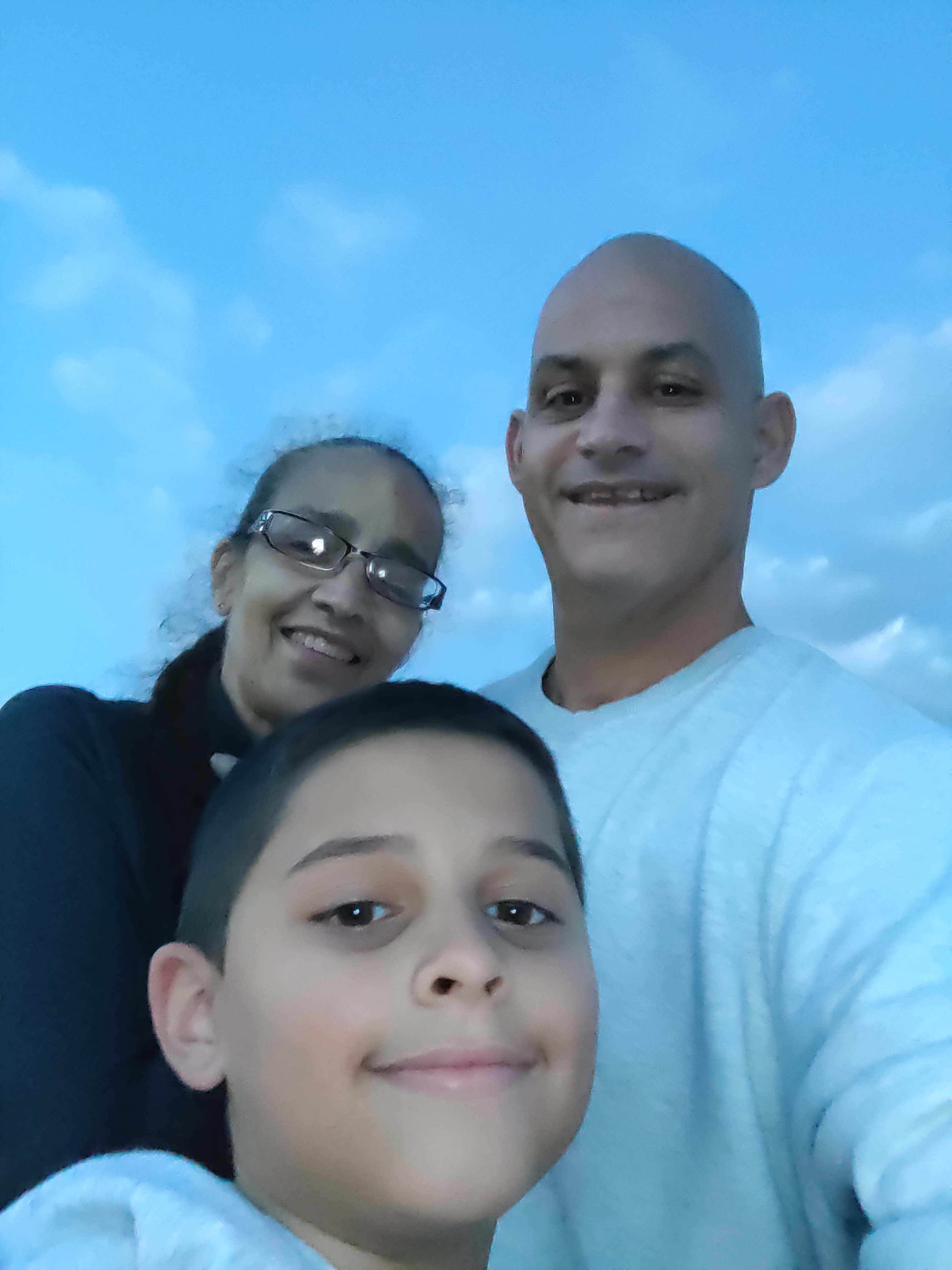 Alan T. with his family